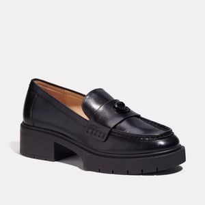 Never worn Coach loafers Size 8.5 Leather